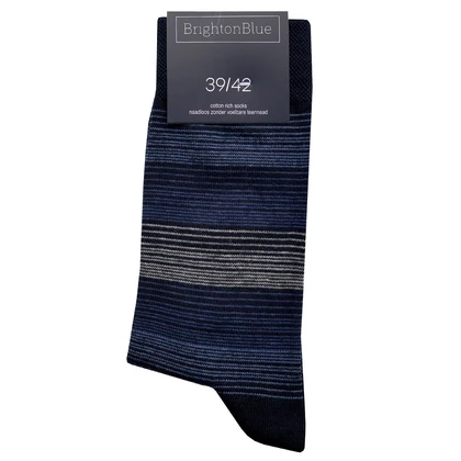 Heren Sokken Sok navy streep