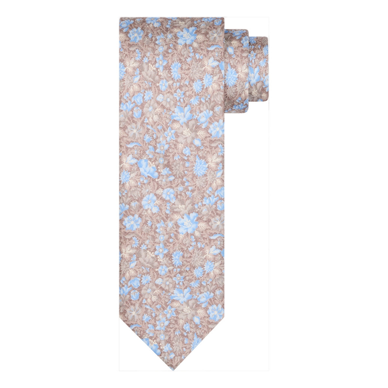Heren Stropdas PPWA10046B Profuomo DONKER BRUIN