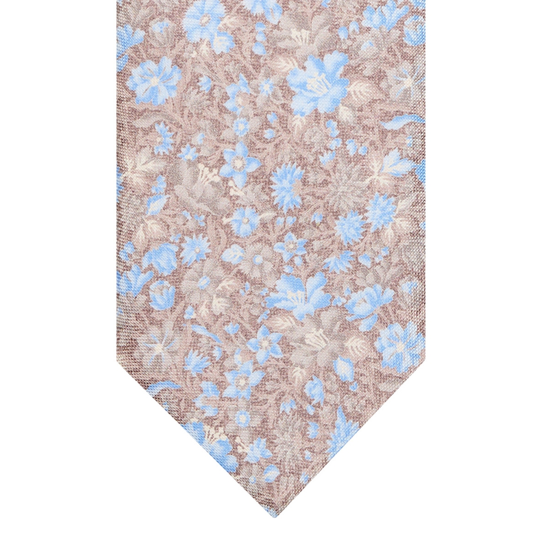 Heren Stropdas PPWA10046B Profuomo DONKER BRUIN