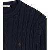 Heren Sweater Sorbonne Cable Navy
