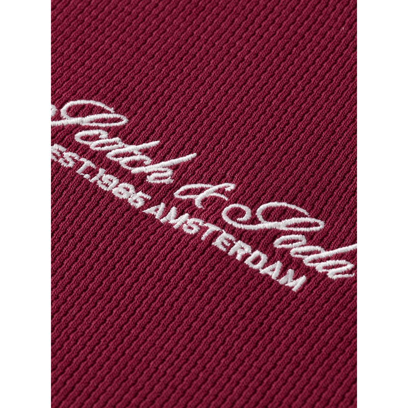 Heren T-shirt 179950601 Scotch & Soda BORDEAUX