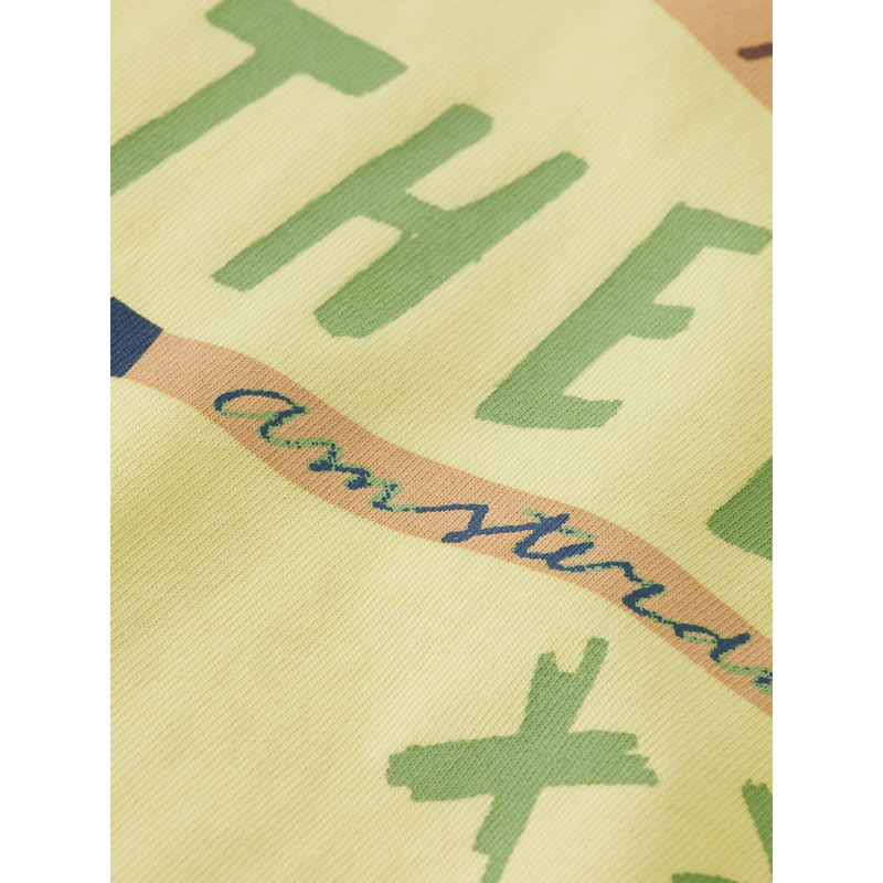 Heren T-shirt 180050.720 Scotch & Soda GEEL
