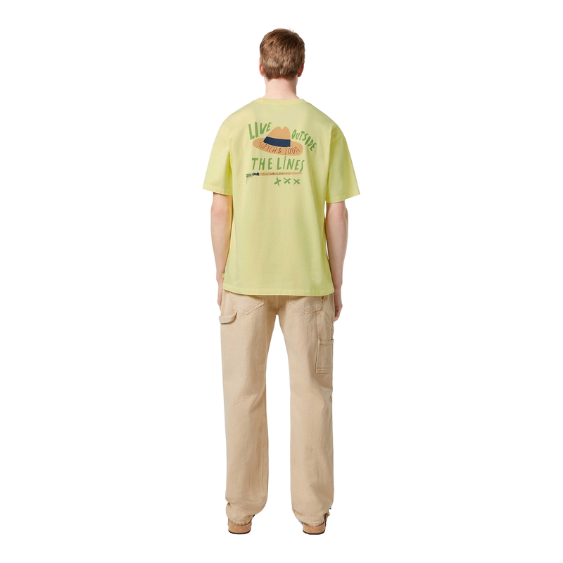 Heren T-shirt 180050.720 Scotch & Soda GEEL