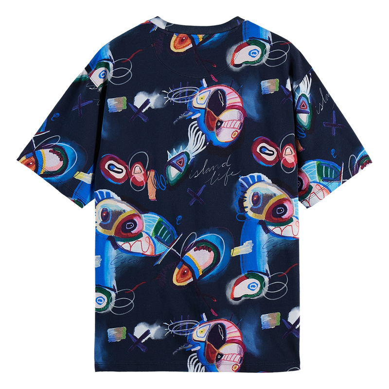 Heren T-shirt 180051.401 Scotch & Soda NAVY