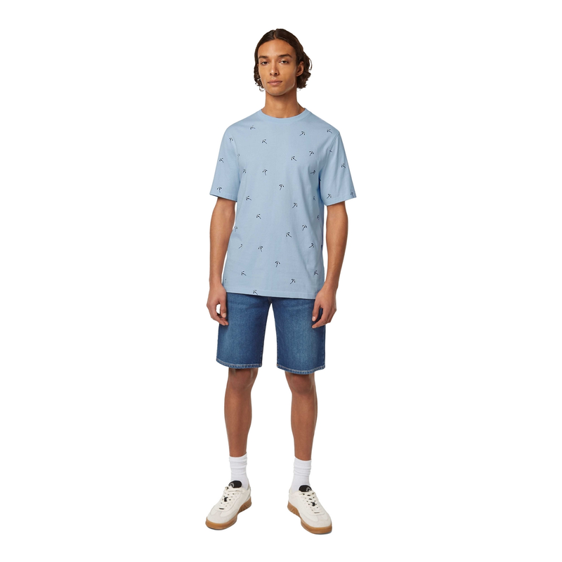 Heren T-shirt 180052.420 Scotch & Soda BLEU