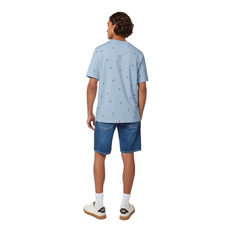 Heren T-shirt 180052.420 Scotch & Soda BLEU