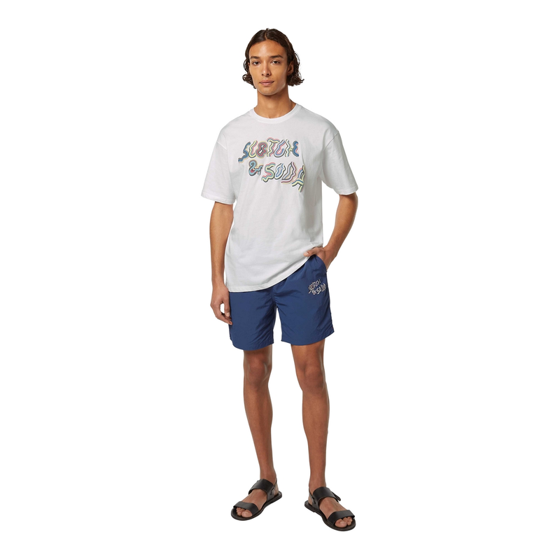 Heren T-shirt 180058.101 Scotch & Soda Wit
