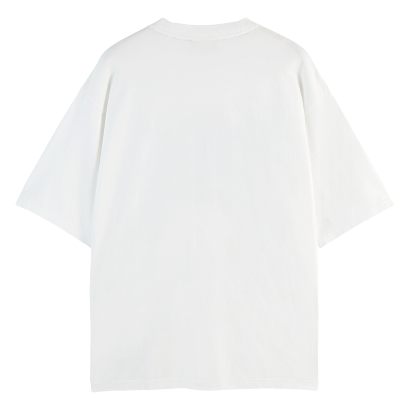 Heren T-shirt 180062.101 Scotch & Soda Wit