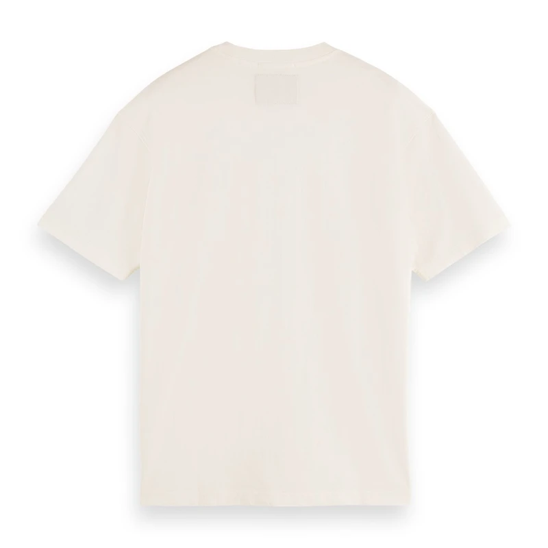 Heren T-shirt 181701.101 Scotch & Soda Wit