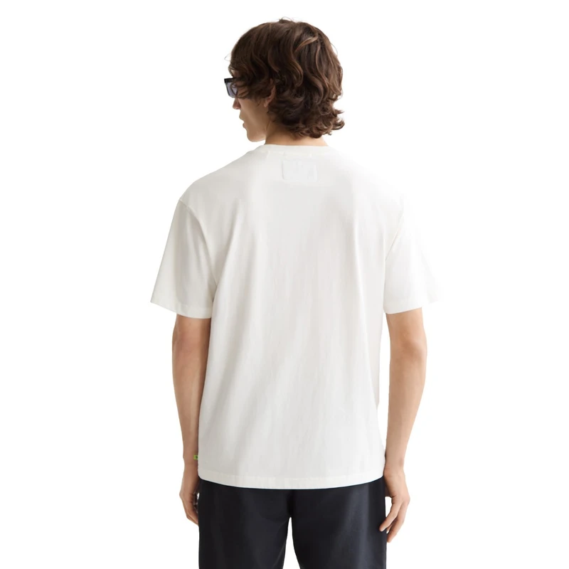 Heren T-shirt 181701.101 Scotch & Soda Wit