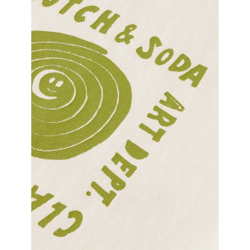 Heren T-shirt 181701.101 Scotch & Soda Wit