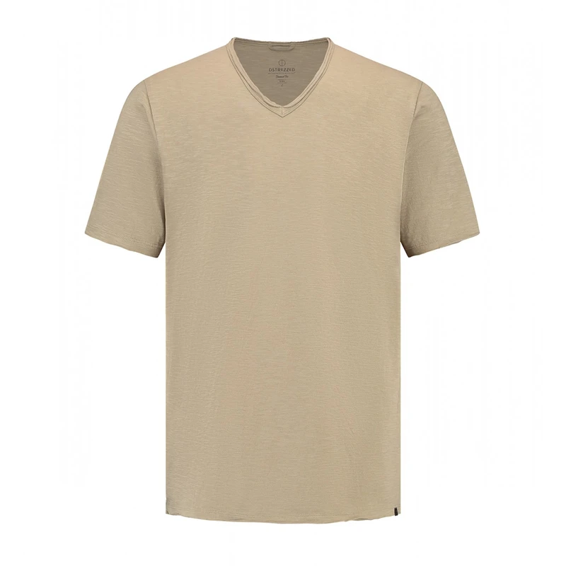 Heren T-shirt 202840 Stewart Dstrezzed BEIGE