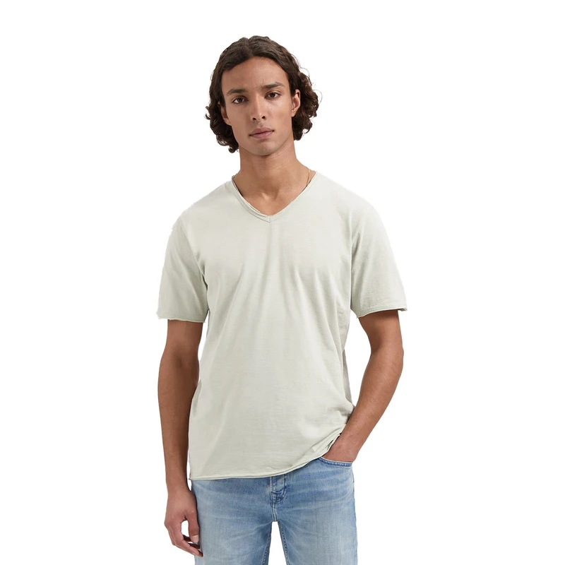 Heren T-shirt 202840 Stewart Dstrezzed LICHT GRIJS