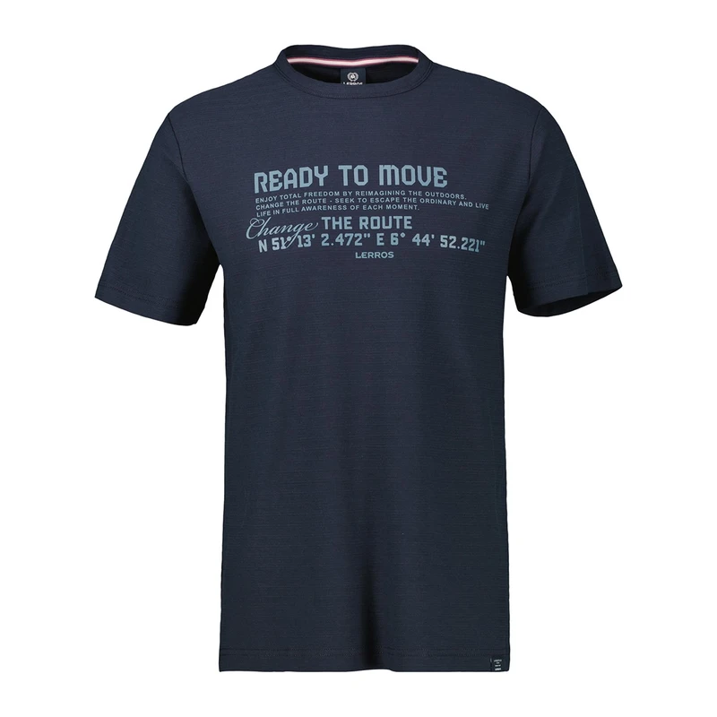 Heren T-shirt 2533025 Lerros NAVY