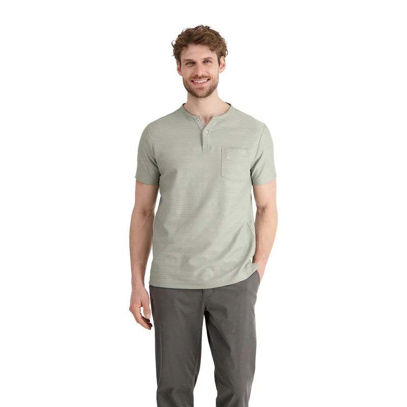 Heren T-shirt 2563966 Lerros MIDDEN GRIJS