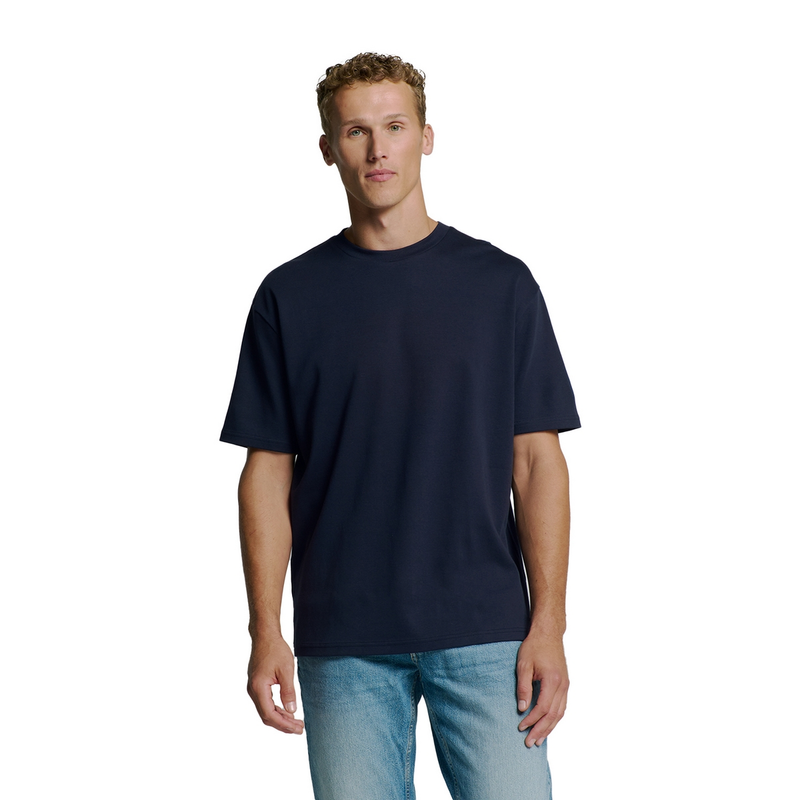 Heren T-shirt 27340261 No Excess MIDDEN BLAUW