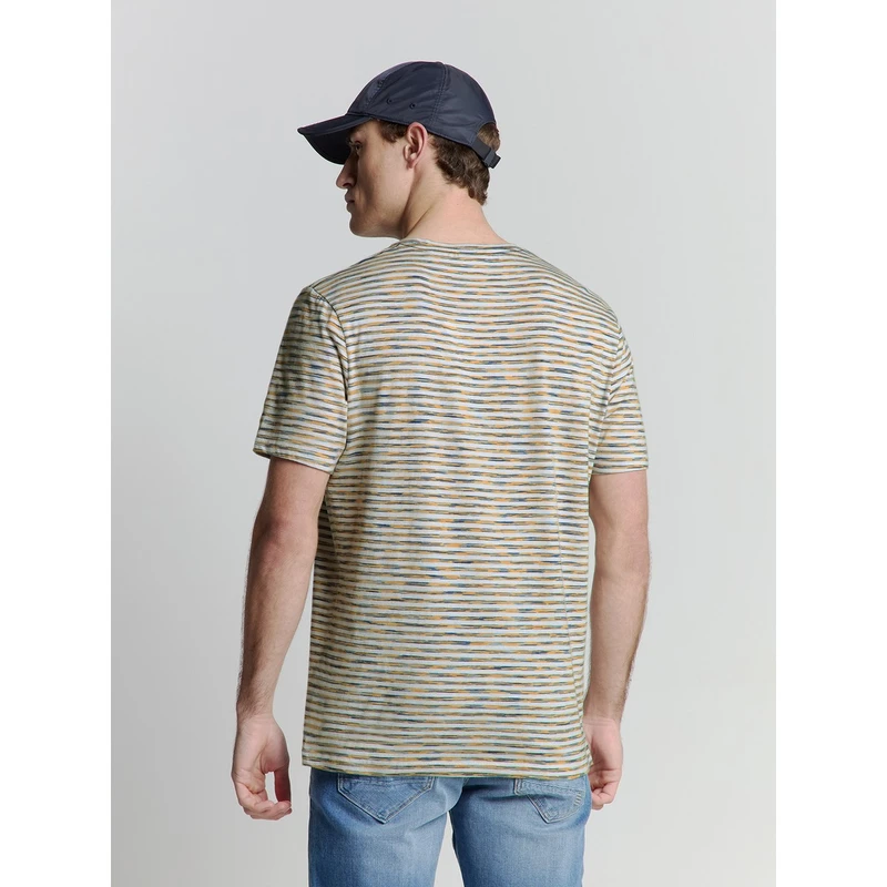 Heren T-shirt 27340370SN No Excess GEEL