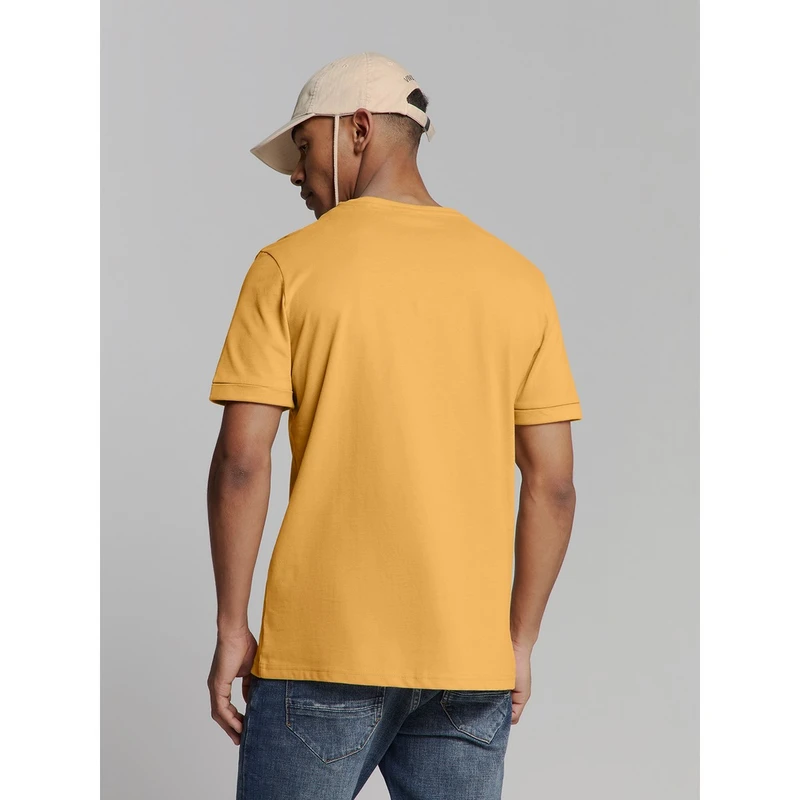 Heren T-shirt 27360375 No Excess GEEL