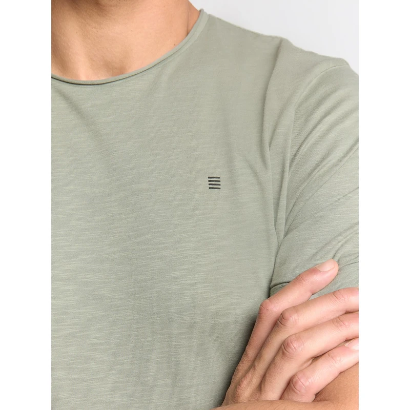 Heren T-shirt 28360402SN No Excess MIDDEN BRUIN