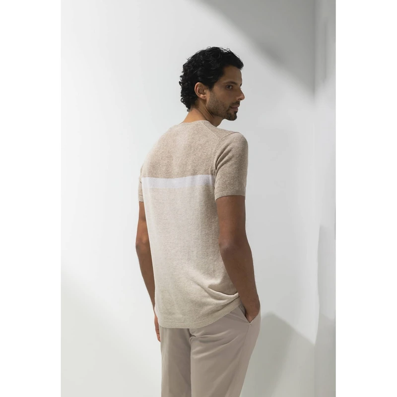 Heren T-shirt 35215727 State of Art BEIGE