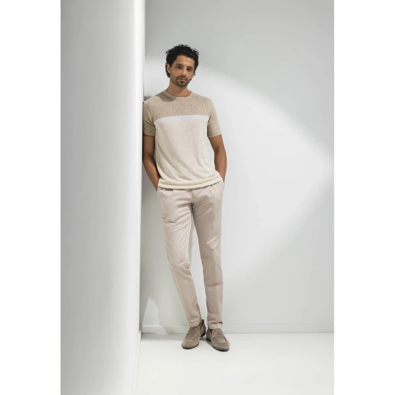 Heren T-shirt 35215727 State of Art BEIGE
