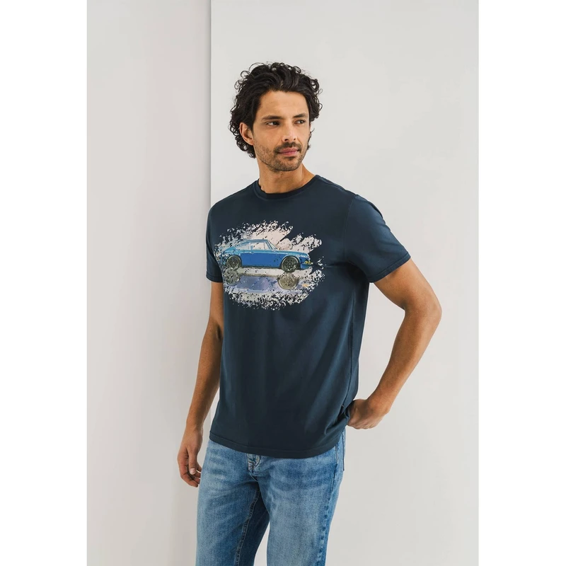 Heren T-shirt 36115438 State of Art NAVY