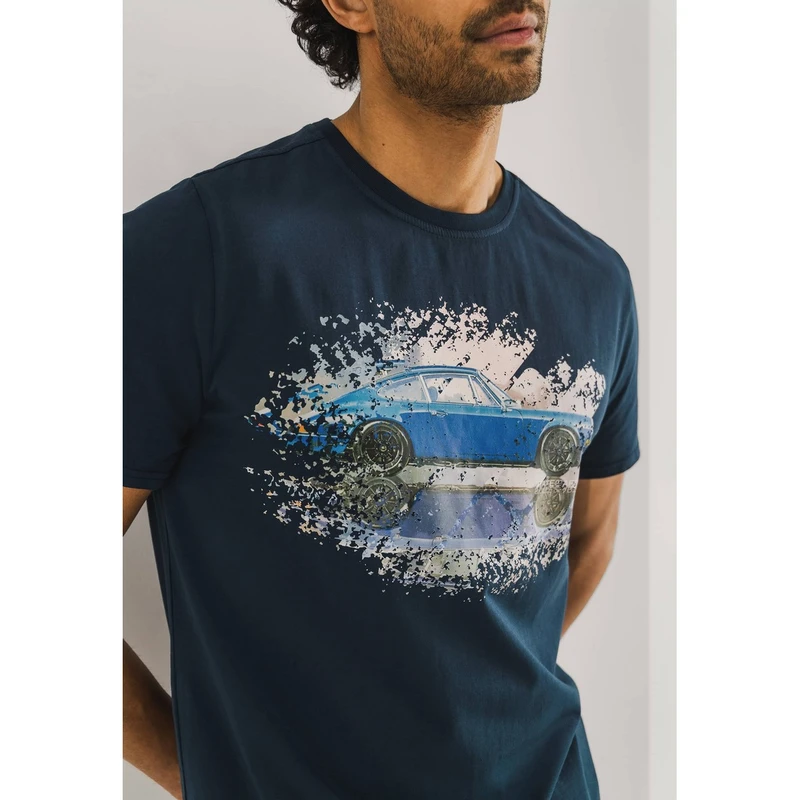 Heren T-shirt 36115438 State of Art NAVY