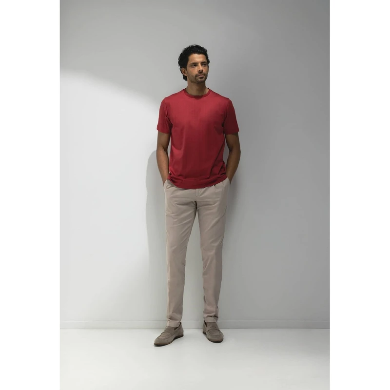 Heren T-shirt 36115750 State of Art BORDEAUX