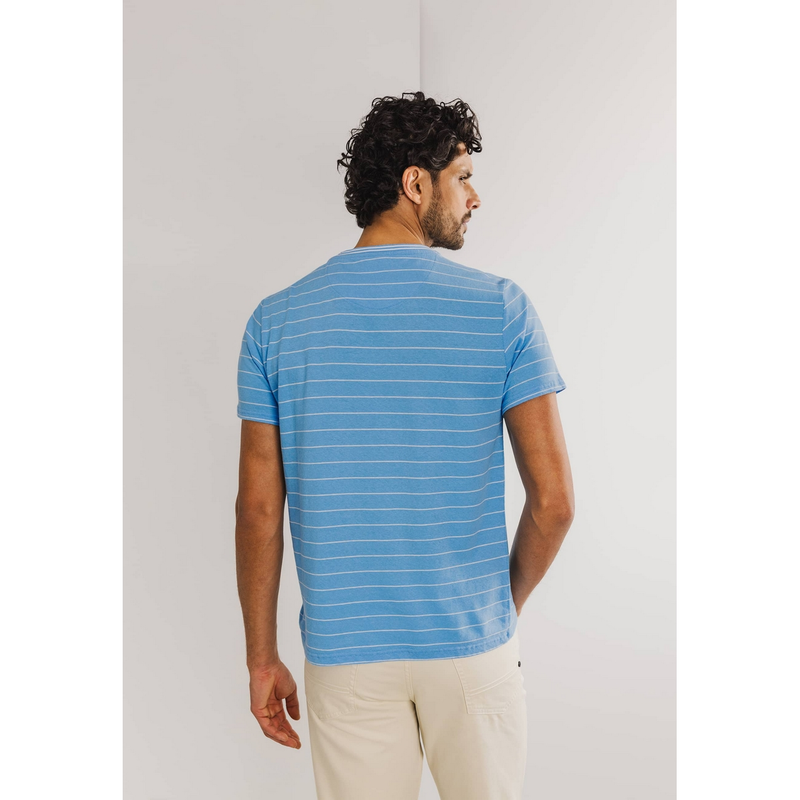 Heren T-shirt 36215410 State of Art MIDDEN BLAUW