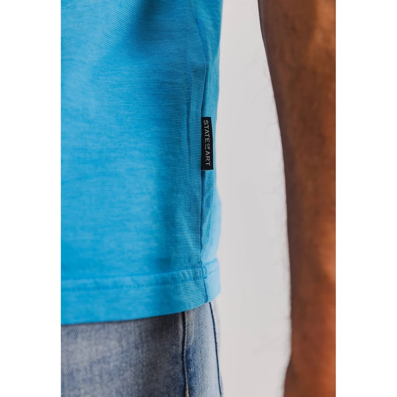 Heren T-shirt 36215487 State of Art BLEU