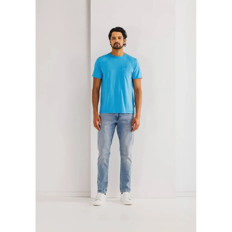 Heren T-shirt 36215487 State of Art BLEU