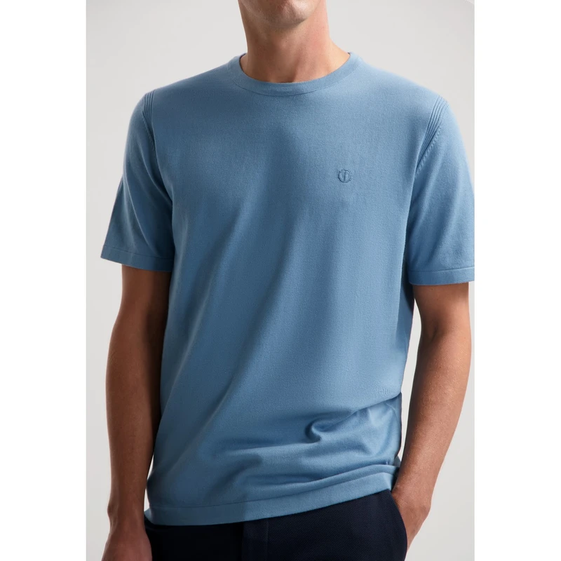 Heren T-shirt 420024 Zeke Dstrezzed BLEU