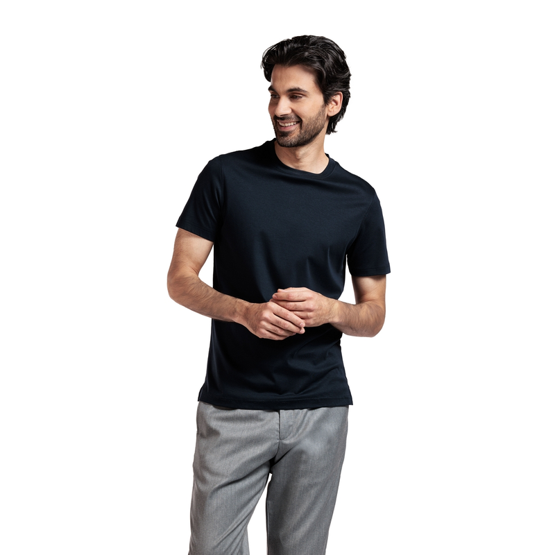 Heren T-shirt 5150TM078.60 Thomas Maine NAVY