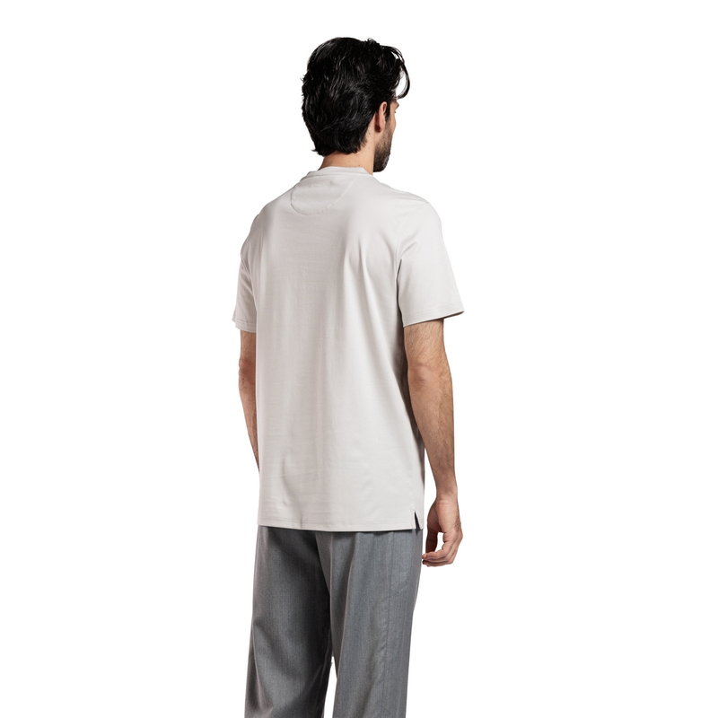 Heren T-shirt 5150TM078.82 Thomas Maine ZAND