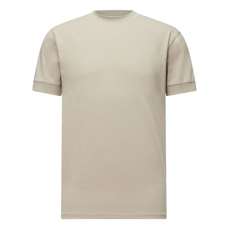 Heren T-shirt 520062.Anton.49015 Drykorn BEIGE
