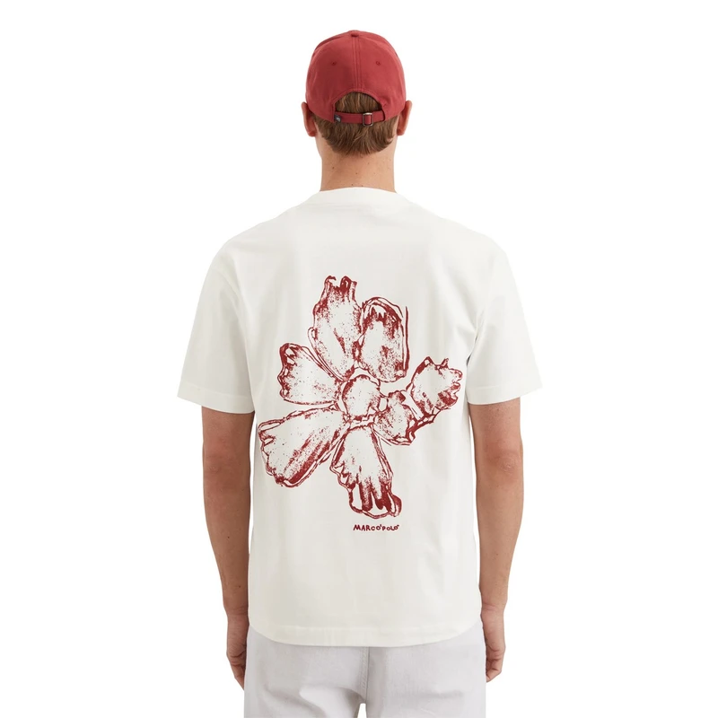 Heren T-shirt 523206451198 Marc O'Polo NATUREL