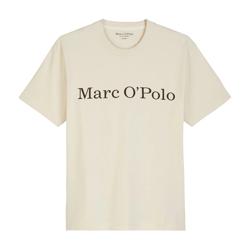 Heren T-shirt 523212051228 Marc O'Polo TAUPE