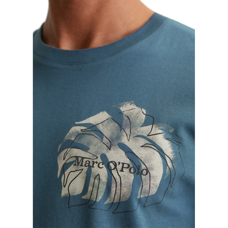 Heren T-shirt 524201251248 Marc O'Polo MIDDEN GRIJS