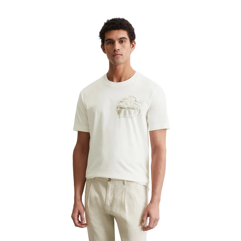 Heren T-shirt 524201251248 Marc O'Polo NATUREL