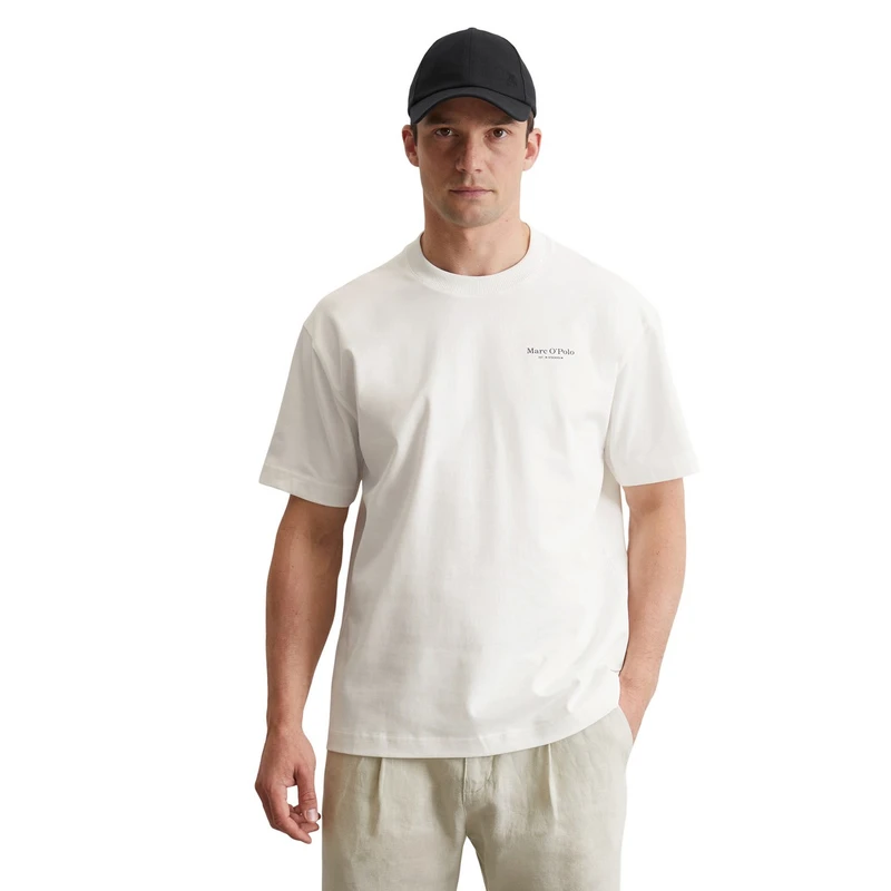Heren T-shirt 524206451300 Marc O'Polo NATUREL