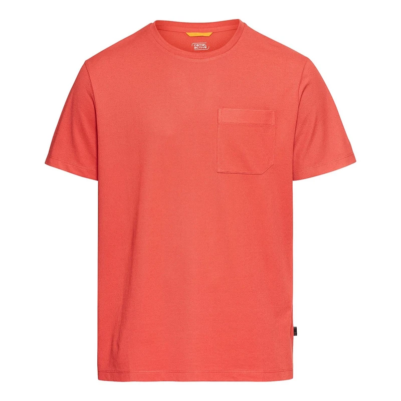 Heren T-shirt 5T28409700 Camel Active ROOD DESSIN