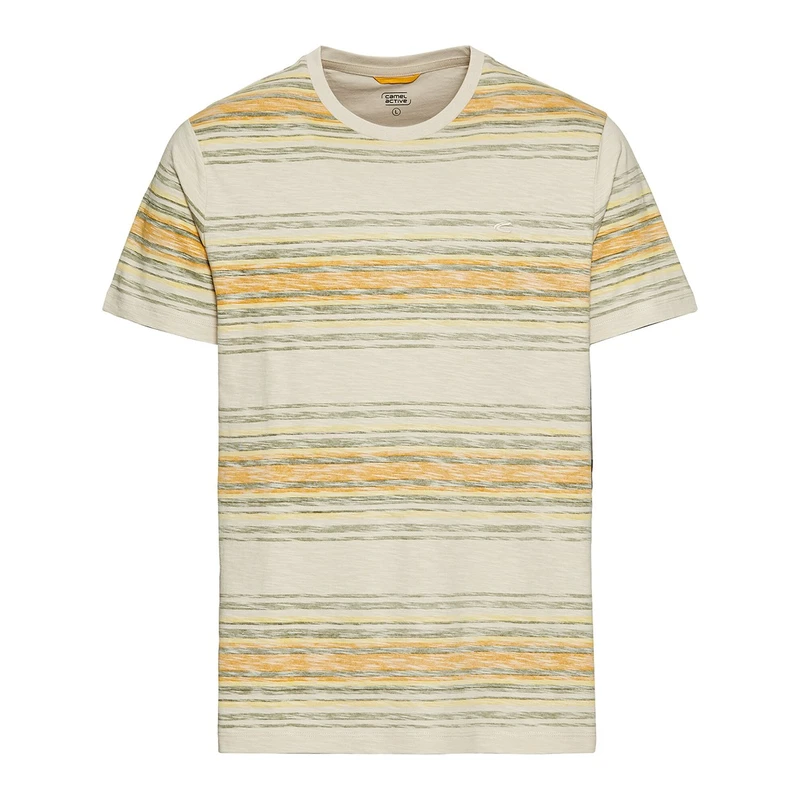 Heren T-shirt 5T53409700 Camel Active GEEL