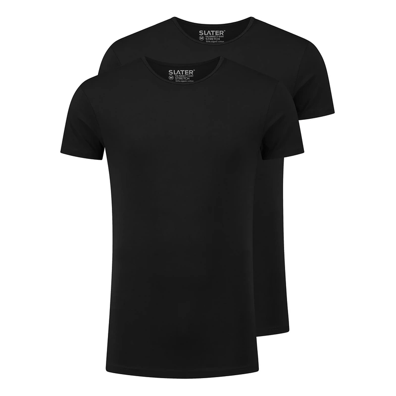 Heren T-shirt 6520 Slater ZWART