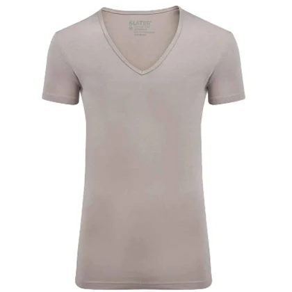 Heren T-shirt 6740 V neck 2 pack