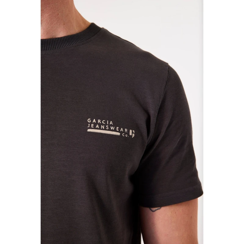 Heren T-shirt B51001 Garcia MIDDEN GRIJS