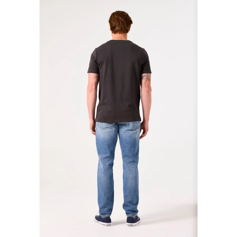 Heren T-shirt B51001 Garcia MIDDEN GRIJS