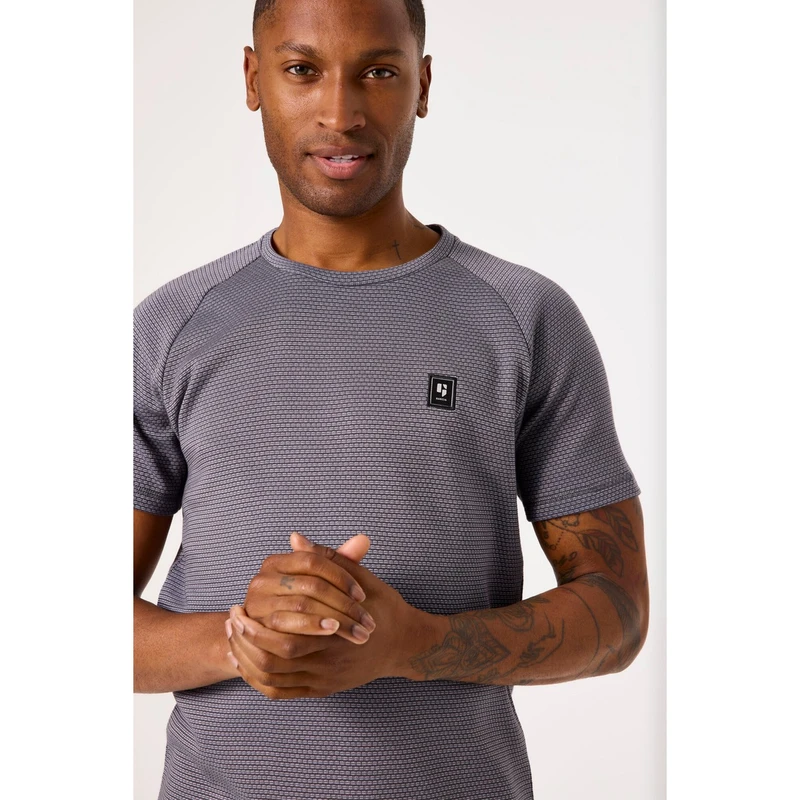 Heren T-shirt B51002 Garcia MIDDEN GRIJS