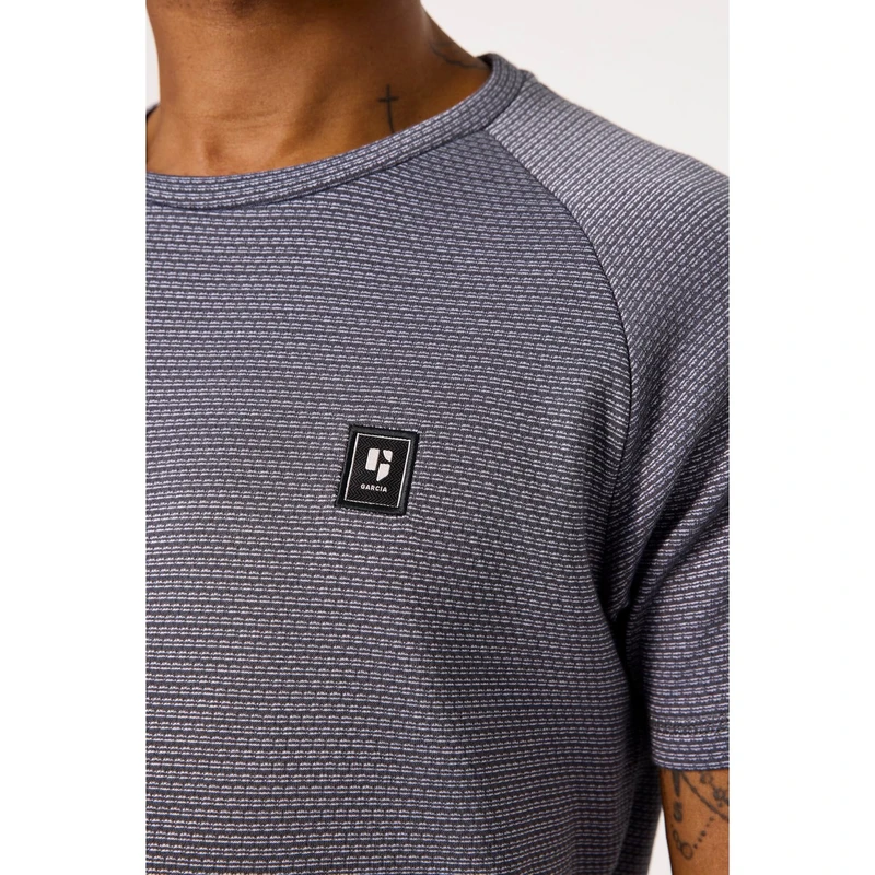 Heren T-shirt B51002 Garcia MIDDEN GRIJS