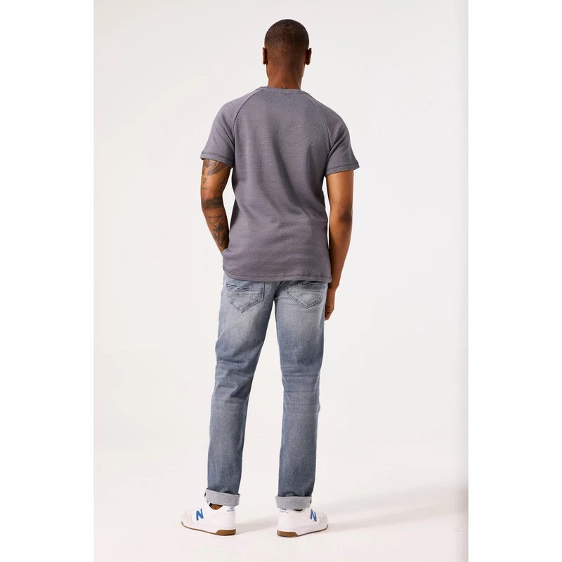 Heren T-shirt B51002 Garcia MIDDEN GRIJS
