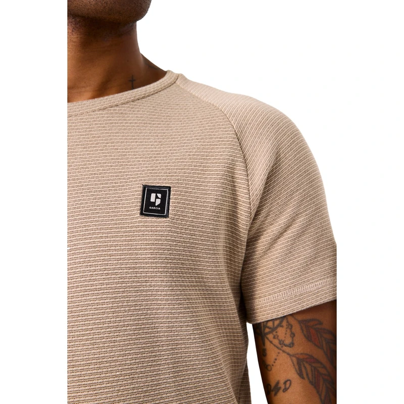 Heren T-shirt B51002 Garcia ZAND